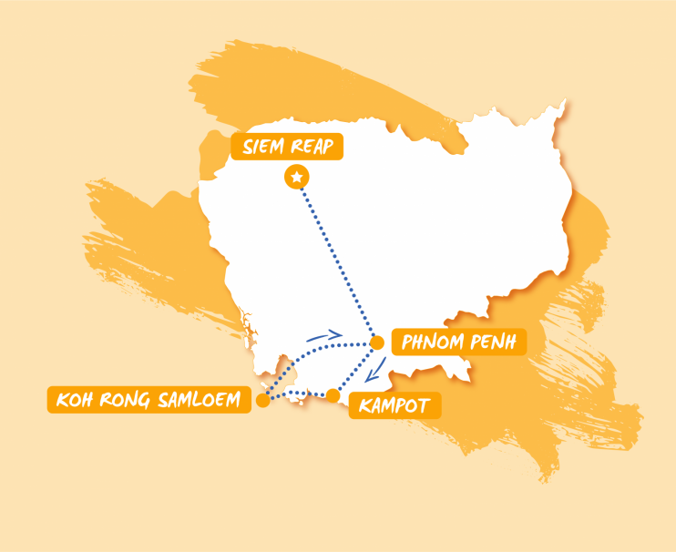 Cambodia Explorer - Siem Reap to Phnom Penh